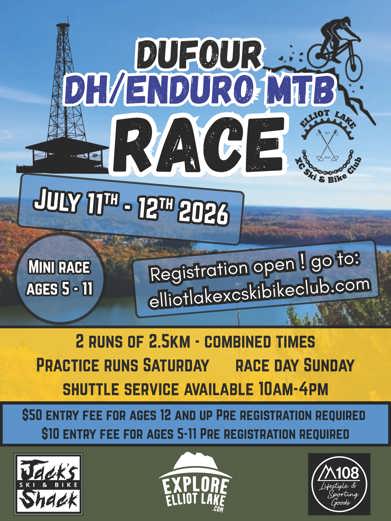2026 Dufour DH MTB race Poster